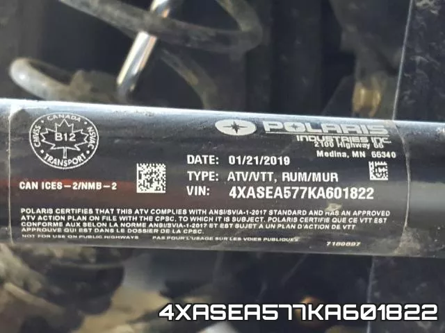 4XASEA577KA601822 фото 2