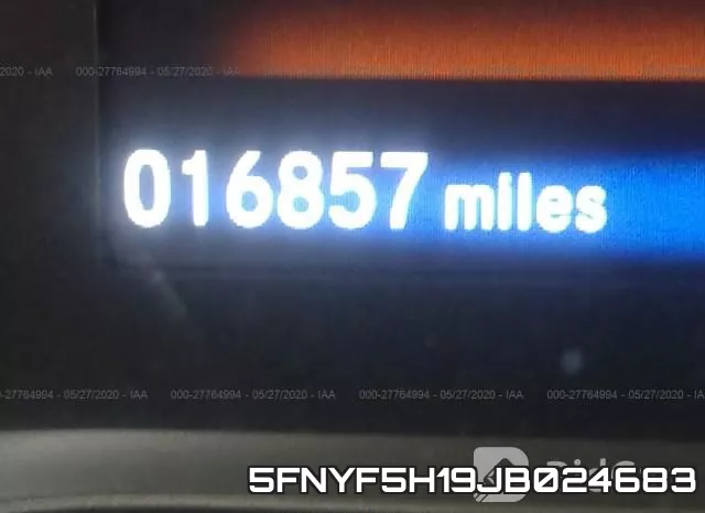 5FNYF5H19JB024683 фото 8