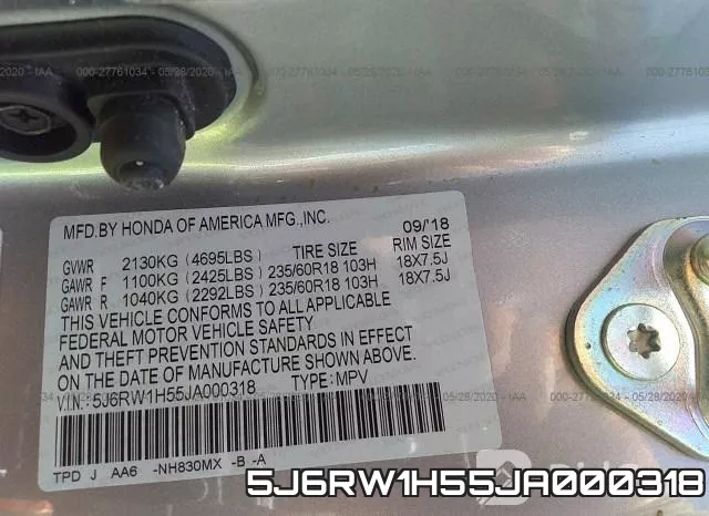5J6RW1H55JA000318 фото 10