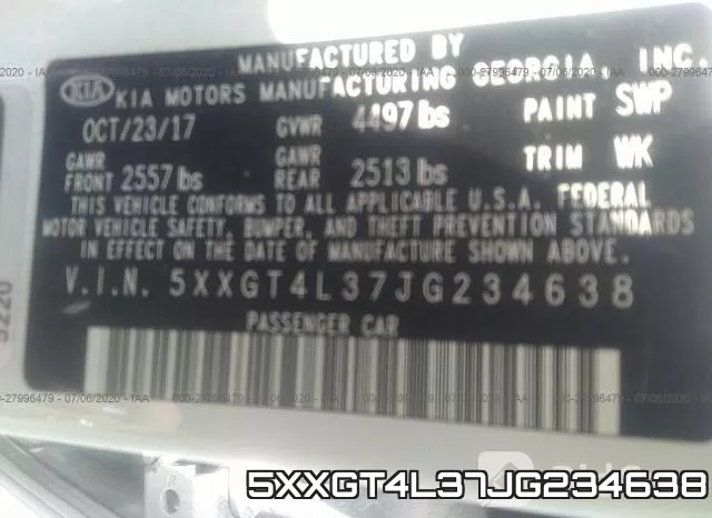 5XXGT4L37JG234638 фото 10