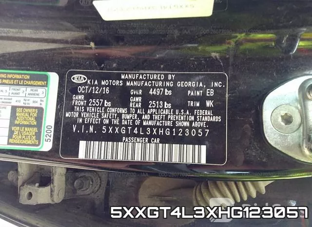 5XXGT4L3XHG123057 фото 10