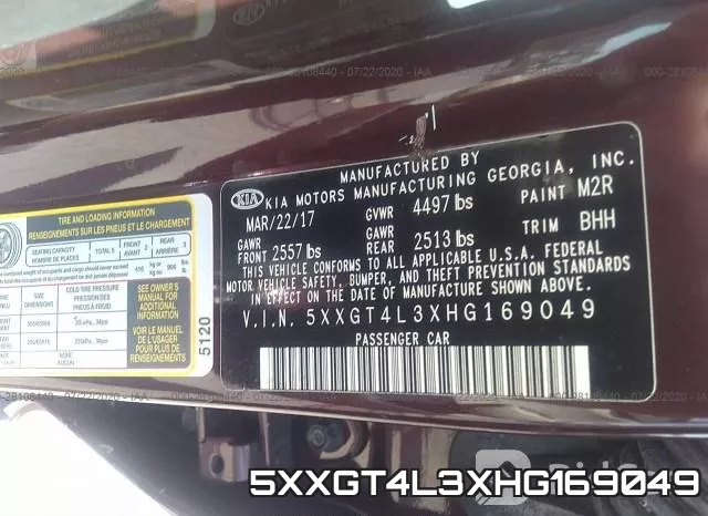 5XXGT4L3XHG169049 фото 10