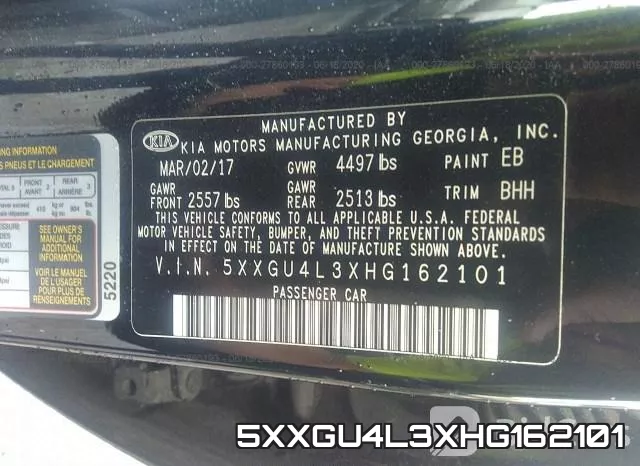 5XXGU4L3XHG162101 фото 10