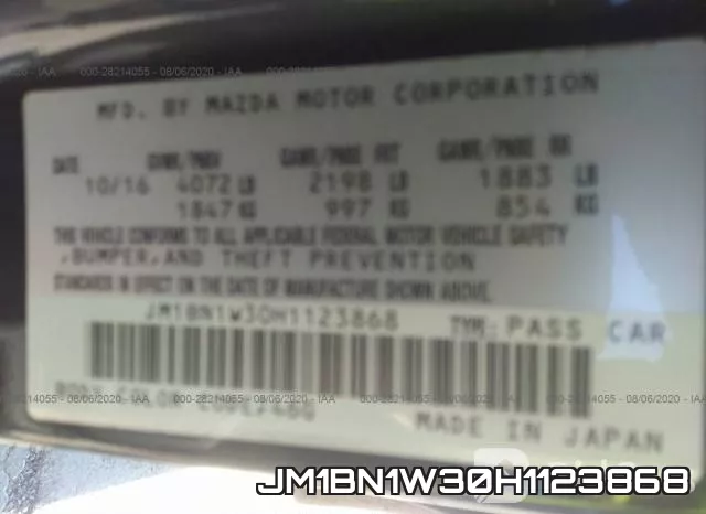 JM1BN1W30H1123868 фото 10