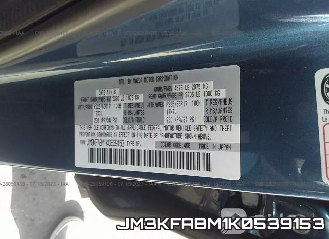JM3KFABM1K0539153 фото 10