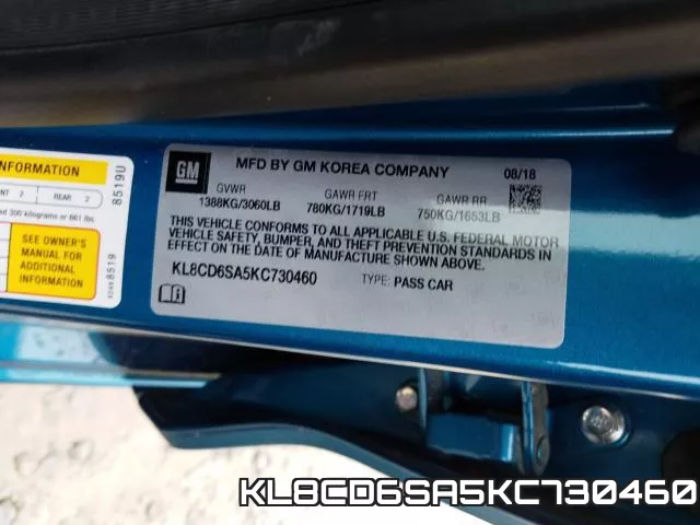 KL8CD6SA5KC730460 фото 2