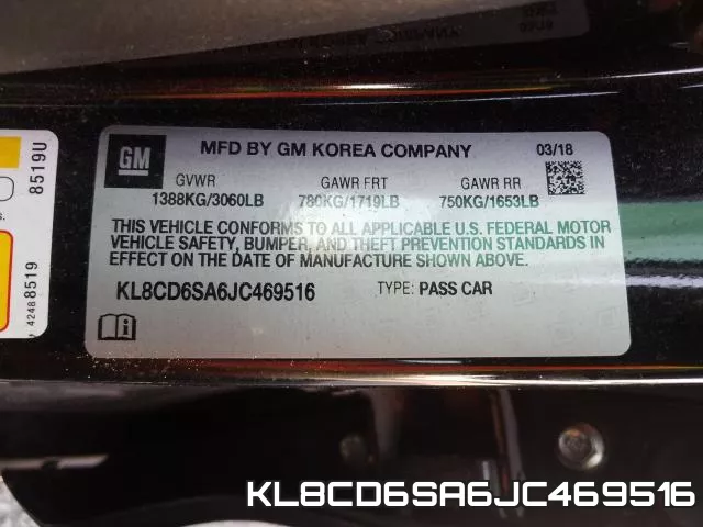 KL8CD6SA6JC469516 фото 2