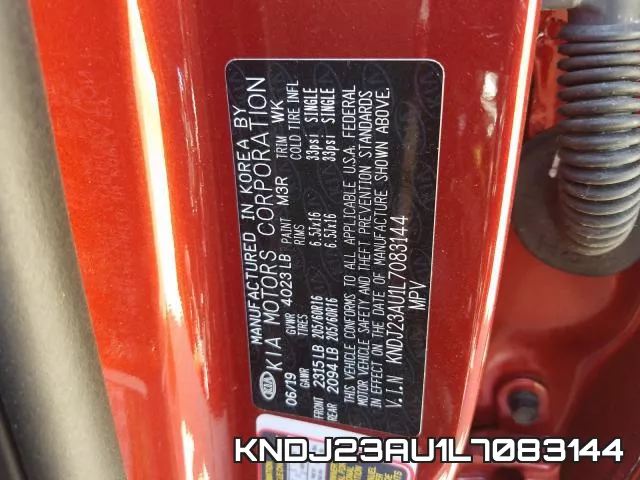 KNDJ23AU1L7083144 фото 2