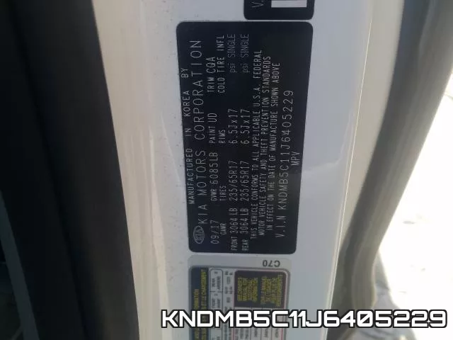 KNDMB5C11J6405229 фото 2
