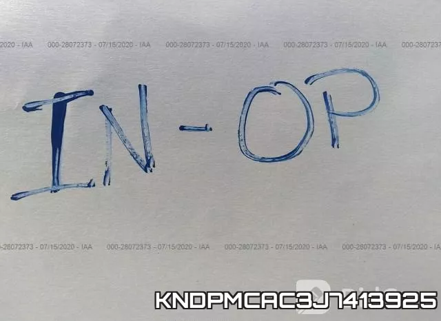 KNDPMCAC3J7413925 фото 8