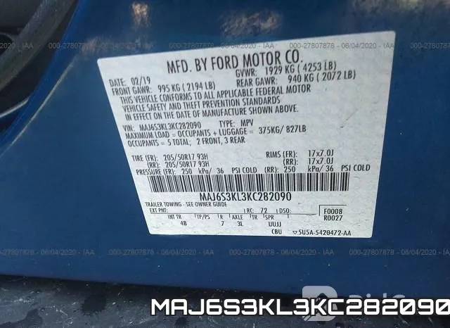 MAJ6S3KL3KC282090 фото 10