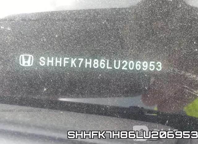 SHHFK7H86LU206953 фото 10
