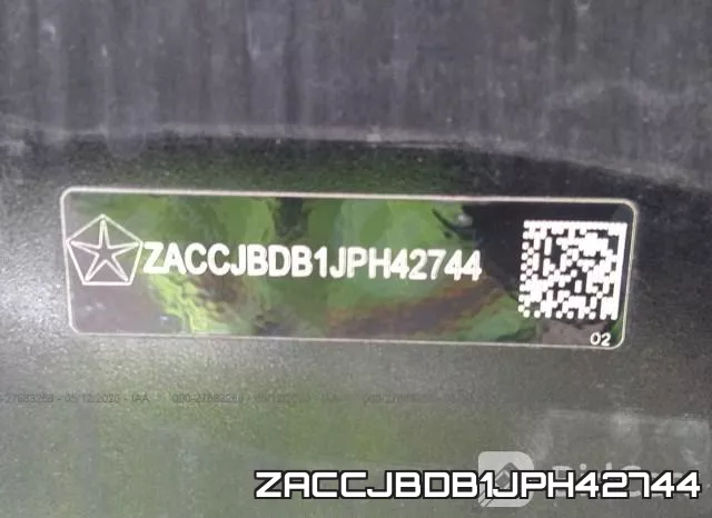 ZACCJBDB1JPH42744 фото 10