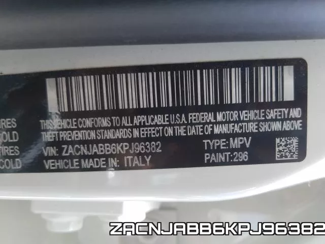 ZACNJABB6KPJ96382 фото 2