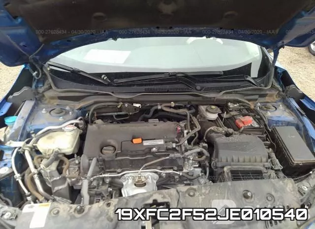 19XFC2F52JE010540 фото 2