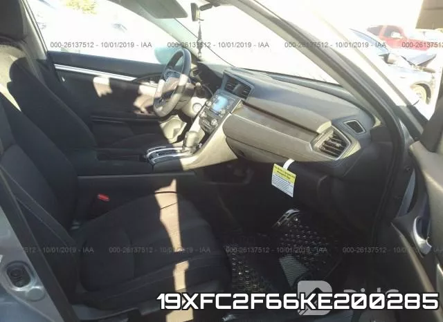 19XFC2F66KE200285 фото 6