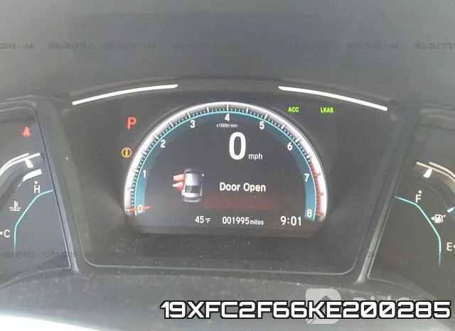 19XFC2F66KE200285 фото 8
