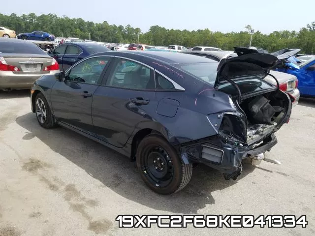 19XFC2F68KE041334 фото 4