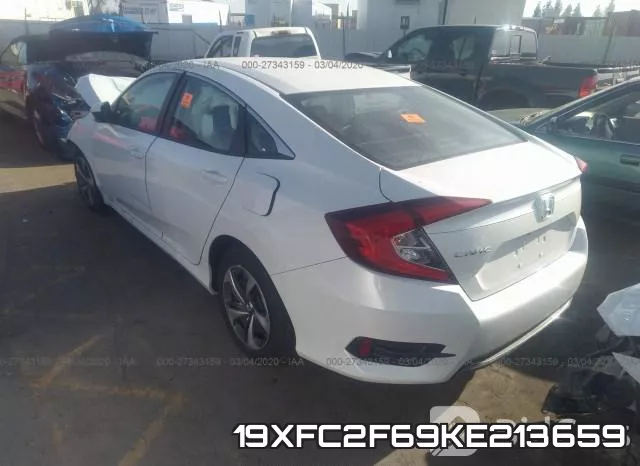 19XFC2F69KE213659 фото 4