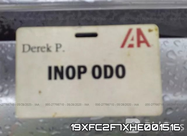 19XFC2F7XHE001516 фото 8