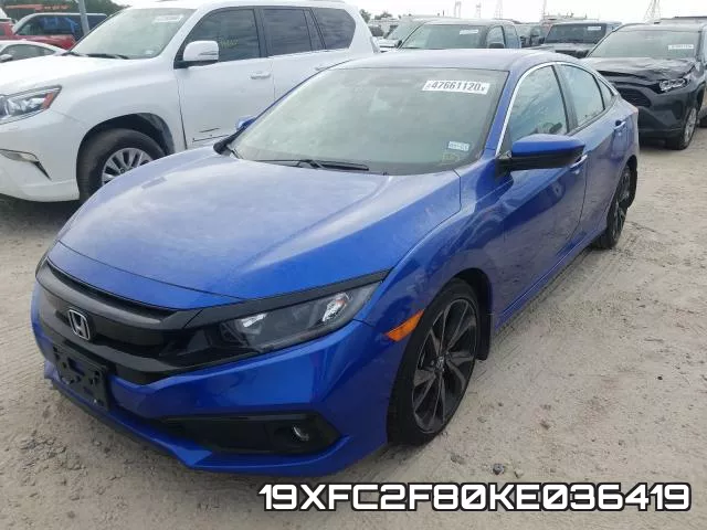 19XFC2F80KE036419 фото 3