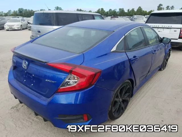 19XFC2F80KE036419 фото 5