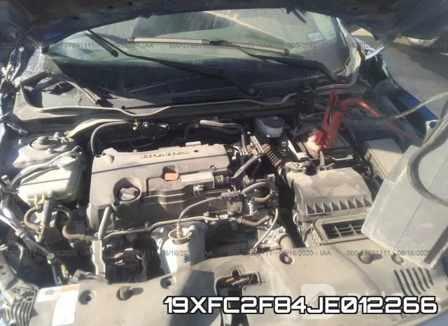 19XFC2F84JE012266 фото 2