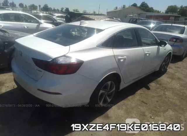 19XZE4F19KE016840 фото 5