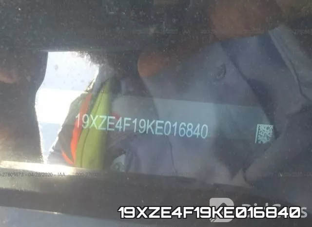 19XZE4F19KE016840 фото 10