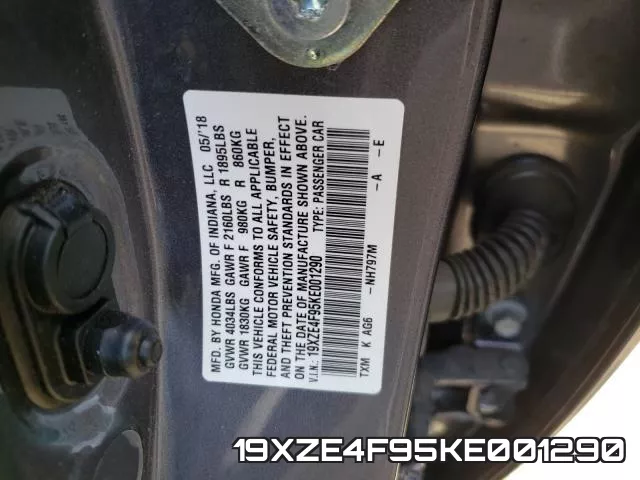 19XZE4F95KE001290 фото 2