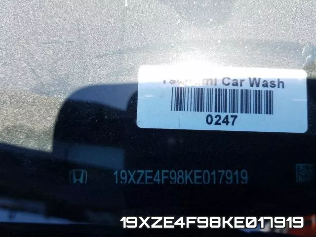 19XZE4F98KE017919 фото 2
