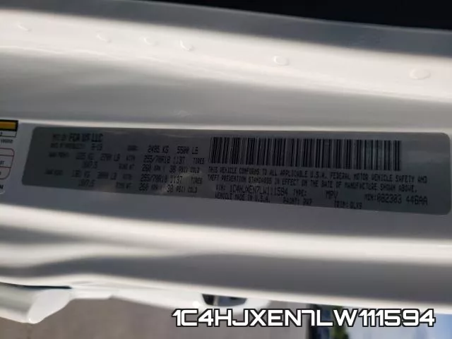 1C4HJXEN7LW111594 фото 2