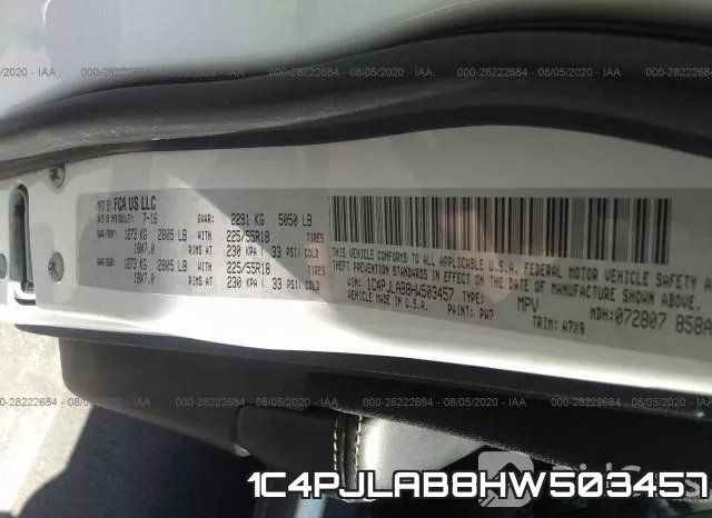 1C4PJLAB8HW503457 фото 10