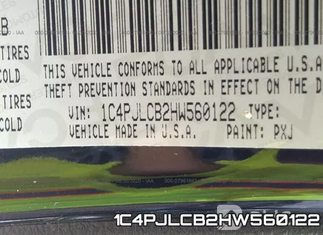 1C4PJLCB2HW560122 фото 10