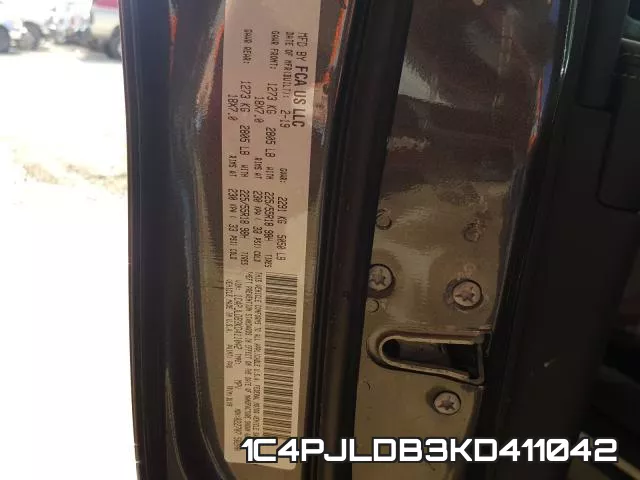 1C4PJLDB3KD411042 фото 2