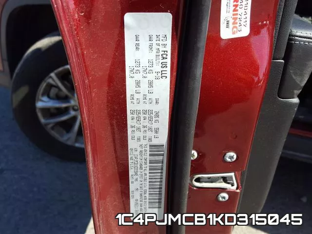 1C4PJMCB1KD315045 фото 2