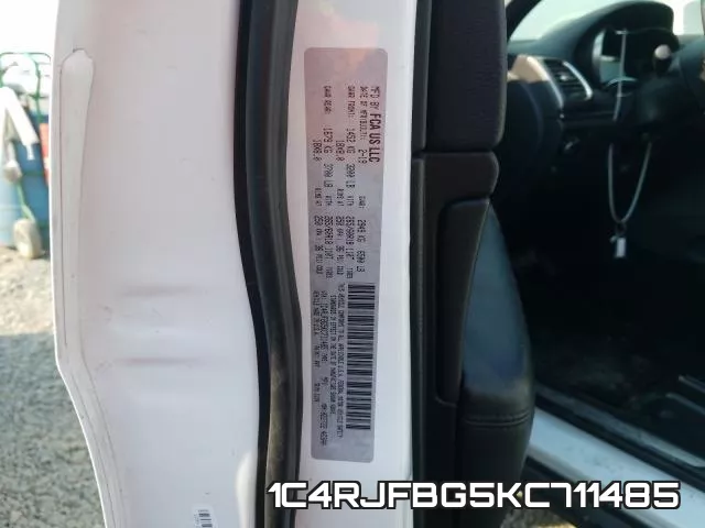 1C4RJFBG5KC711485 фото 2