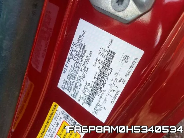 1FA6P8AM0H5340534 фото 2