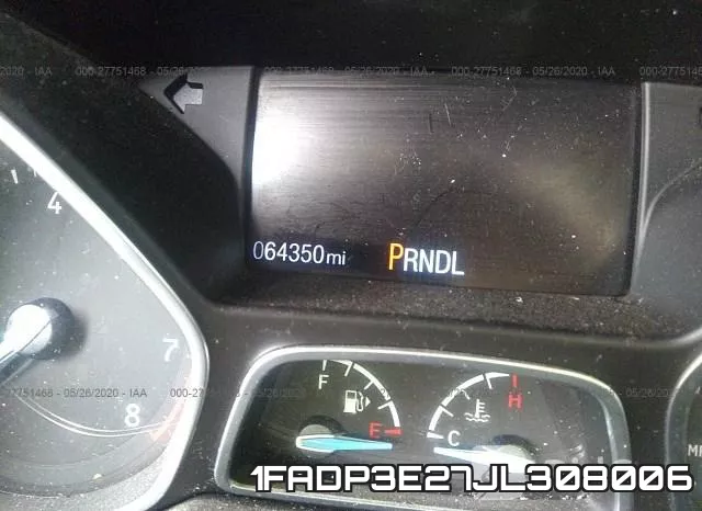 1FADP3E27JL308006 фото 8
