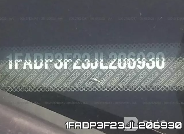 1FADP3F23JL206930 фото 10