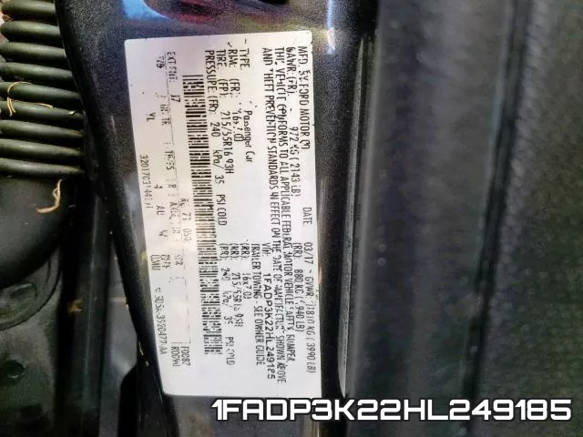1FADP3K22HL249185 фото 2