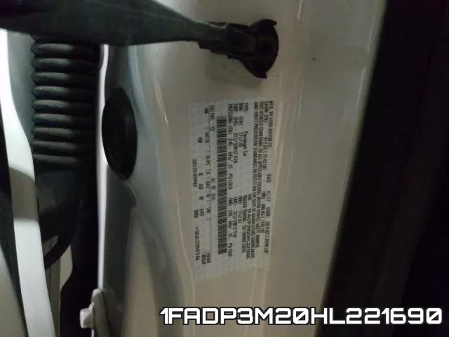 1FADP3M20HL221690 фото 2