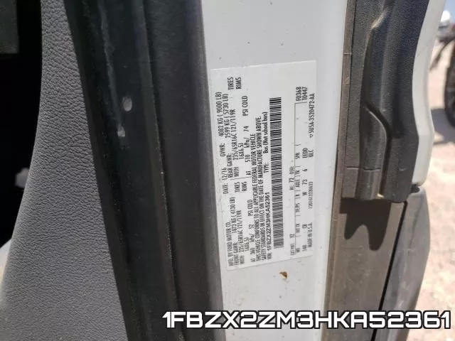 1FBZX2ZM3HKA52361 фото 2
