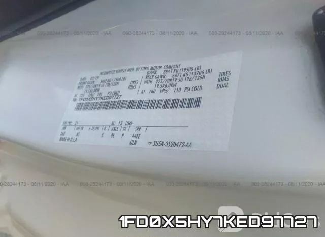 1FD0X5HY7KED97727 фото 10