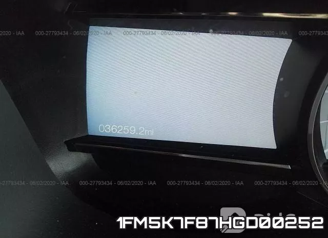 1FM5K7F87HGD00252 фото 8