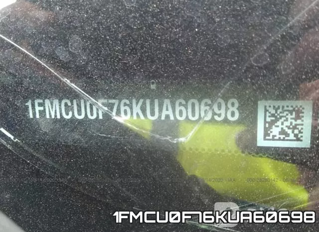 1FMCU0F76KUA60698 фото 10