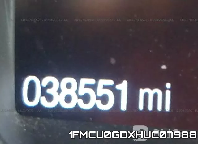 1FMCU0GDXHUC07988 фото 8