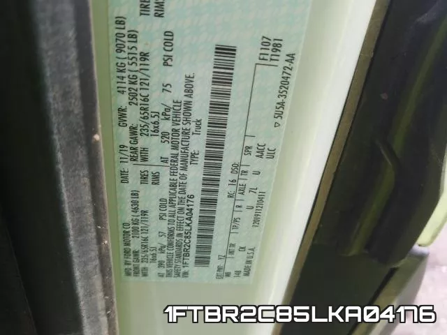 1FTBR2C85LKA04176 фото 2