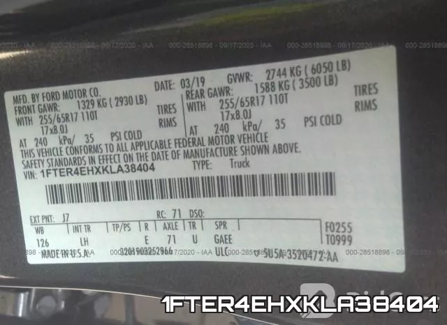 1FTER4EHXKLA38404 фото 10