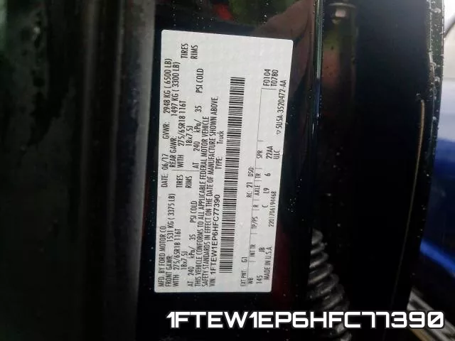 1FTEW1EP6HFC77390 фото 2